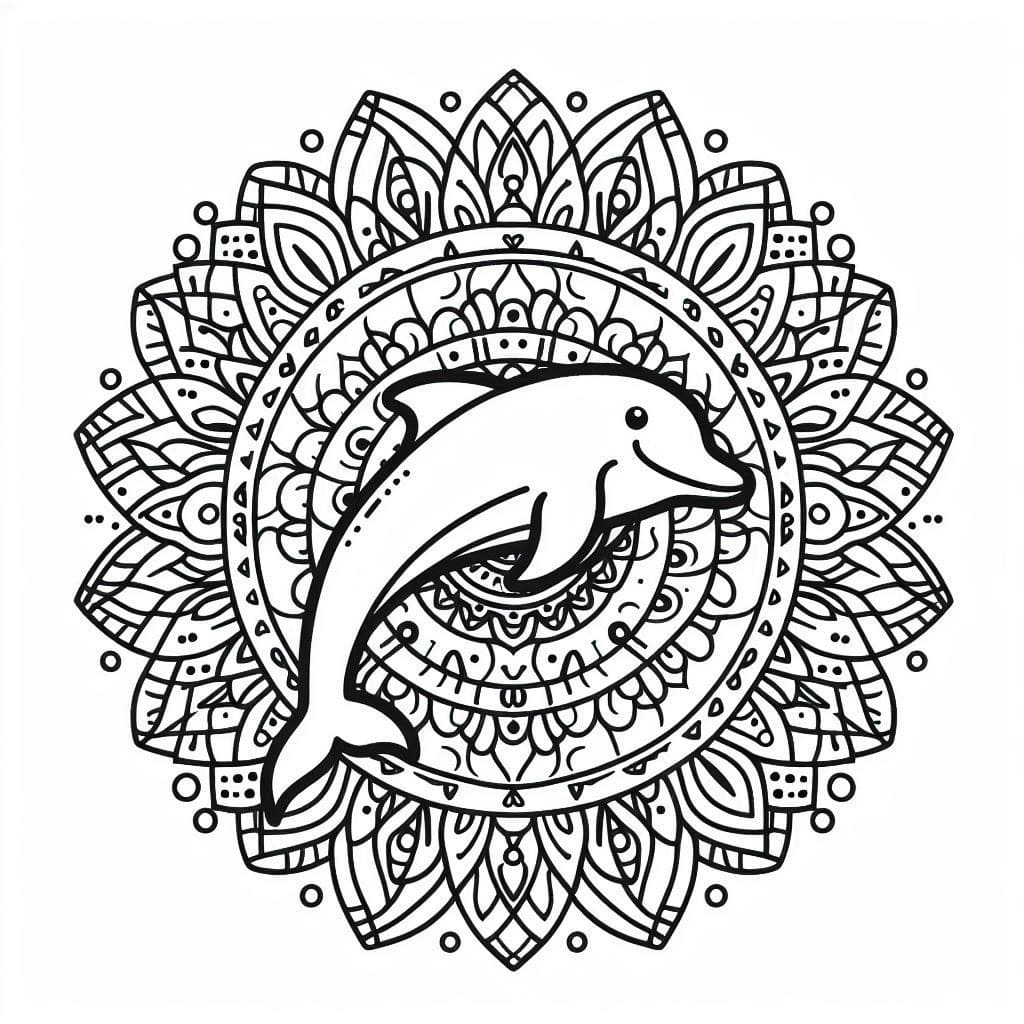 Mandalas Dauphin 15